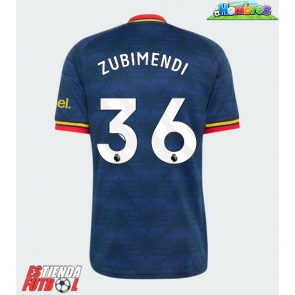 Arsenal Martin Zubimendi #36 Segunda Equipación 2026-27 Manga Corta
